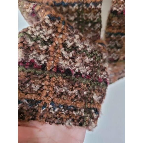 Casual Corner Annex Brown Multi Tweed Jacket Button Front Medium Vintage - Picture 4 of 7